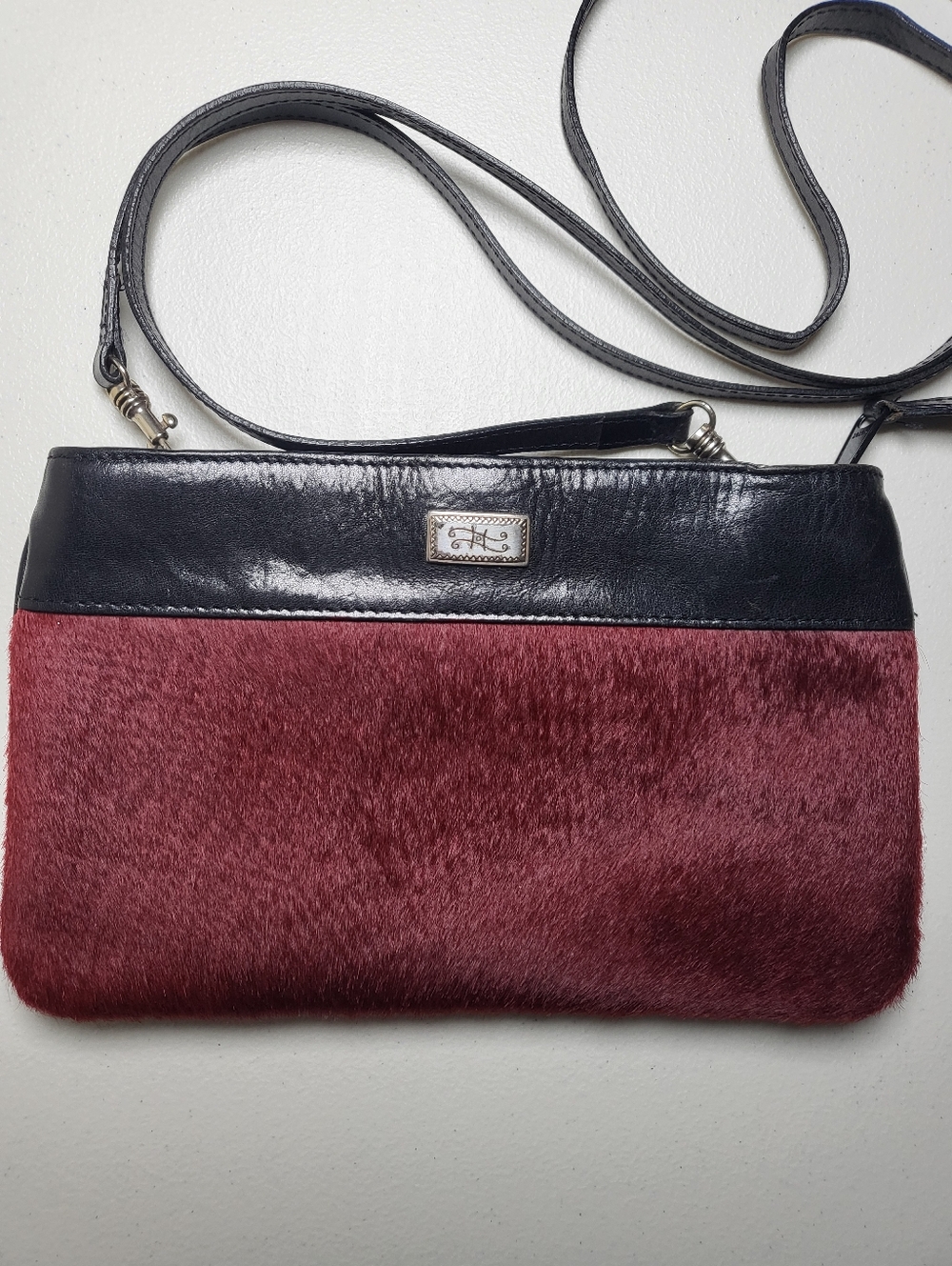 Brighton Thomas Crossbody Bag Red/Burgundy Vintage